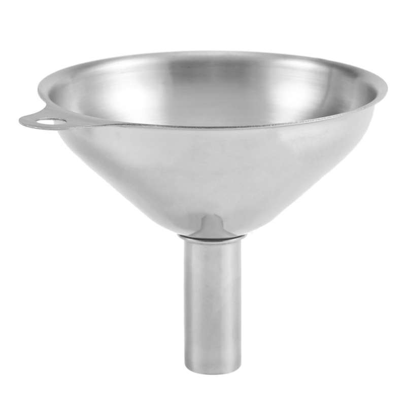 3Pcs Multifunctional Stainless Steel Funnel Essentail Oil Water Spices Wine Flask Filter Funnel Kit