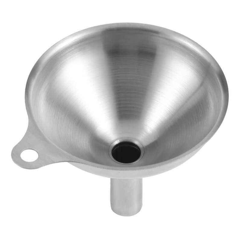 3Pcs Multifunctional Stainless Steel Funnel Essentail Oil Water Spices Wine Flask Filter Funnel Kit