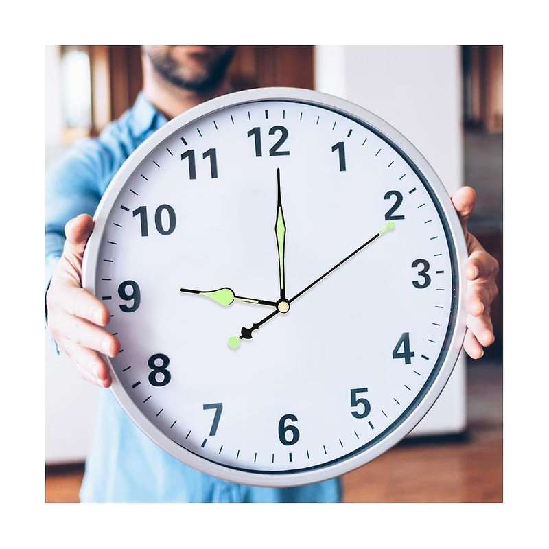 3Pcs Quartz Clock Movement Mechanism Parts with 6 Types Luminous Clock Hands Clock Accessories for C