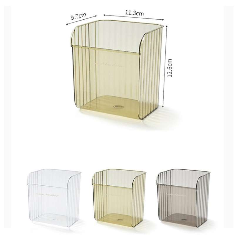 3pcs Refrigerator Drawer Plastic Clear Fridge Organizer Rack Holder Kitchen Fruit Food Storage Box K