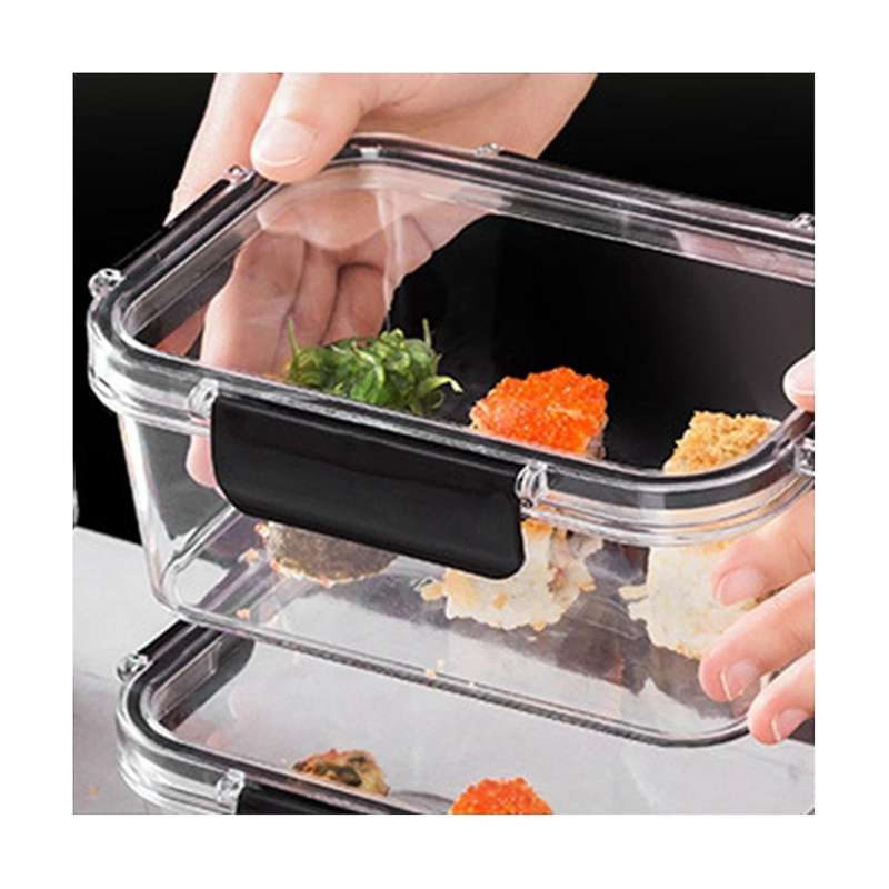 3pcs Refrigerator Food-grade -keeping Box Freeze Food Sealed Box with Lid, Suitable for Vegetables a