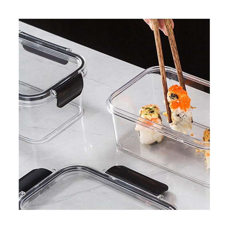 3pcs Refrigerator Food-grade -keeping Box Freeze Food Sealed Box with Lid, Suitable for Vegetables a