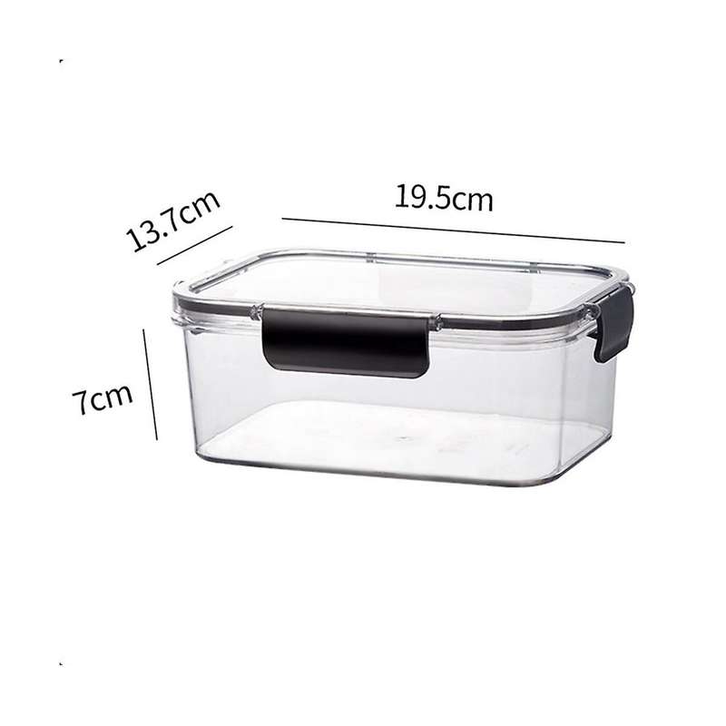 3pcs Refrigerator Food-grade -keeping Box Freeze Food Sealed Box with Lid, Suitable for Vegetables a