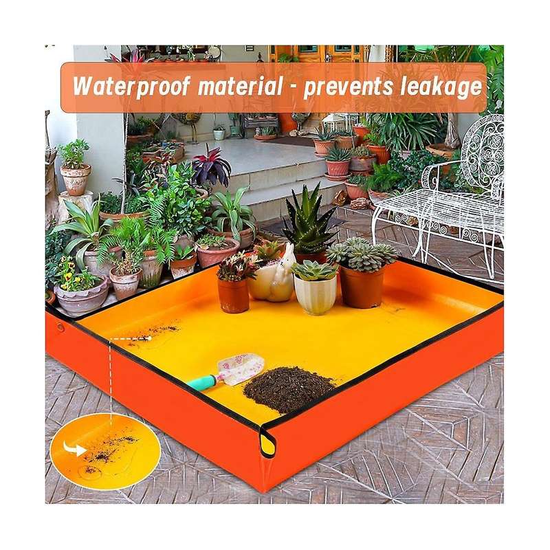 3pcs Repotting Mat for Indoor Plant Care Control Dirt Portable Potting Tray Gardening Gifts for Wome