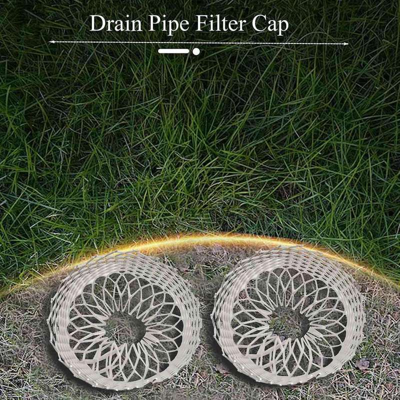 3pcs Roof Filters 3 Inch Expand Aluminum Filter Strainer Anti - Blocking Leaf Drains Debris Drain N