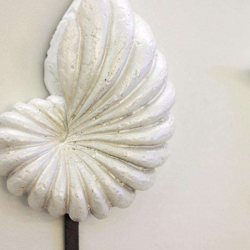 3Pcs Resin Clothes Hook Mediterranean Style Hooks Resin Scallop Conch Clothes Hooks Sea Star Decor