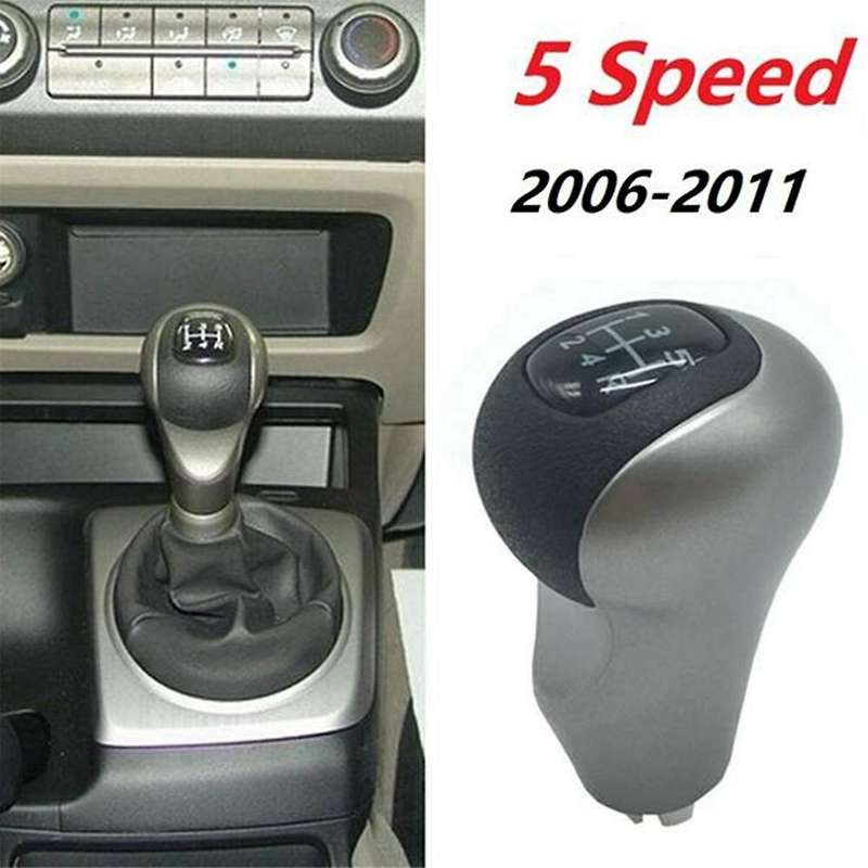 3pcs Shift 5 Speed Gear Shift Knob Manual Shift Ball Stick for 2006-2011 54102--A02