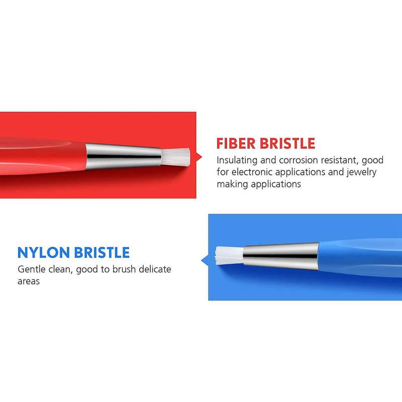 3PCS Scratch Pen Set Pen Sanding Fiber Bristles, Multifunctional Rust Removal Brush, Jewelry Circuit