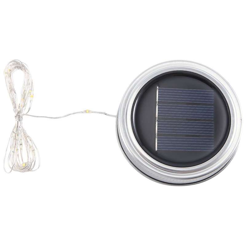 3pcs Solar Decorative Light Lid Outdoor Waterproof Solar Power Glass Decorative Light Accessories W