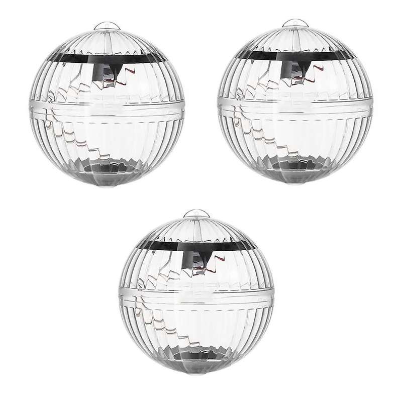 3PCS Solar Floating Pool Light, Waterproof LED Color Changing Solar Pond Lights Water Floating Light
