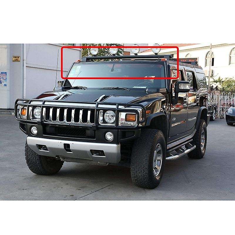 3Pcs Smoked LED Front Amber Cab Roof Marker Light for H2 2003-2009 / 2005-2009