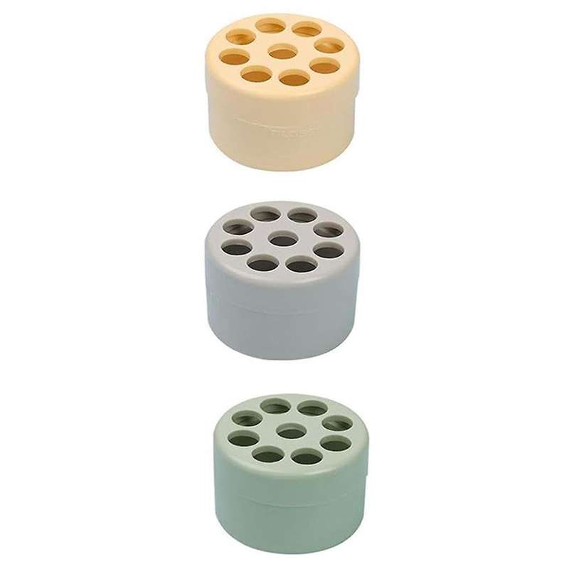 3PCS Spiral Ikebana Stem Holder, Spiral Stem Holder for Vases, Spiral Flower Stem Holder 9 Holes
