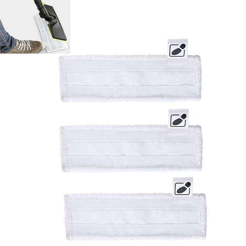 3PCS Steam Cleaner Floor Cloth Pads for Easyfix SC2 SC3 SC4 Cleaner Mop Cloth Pads for Floor Sweeper