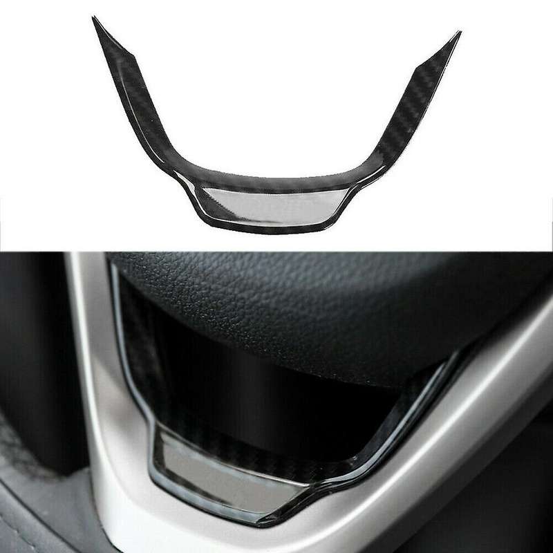 3PCS Steering Wheel Trim Cover for 2011-2020 Grand & for 2014-2020 Decoration (Carbon Fiber)