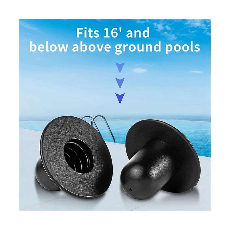 3Pcs Strainer Hole Plug for Nozzle Set Sieve Connection Pump Inlet Nozzle Swimming Pool Strainer Hol