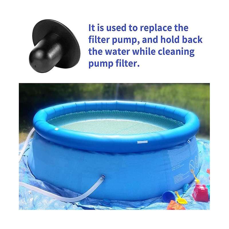 3Pcs Strainer Hole Plug for Nozzle Set Sieve Connection Pump Inlet Nozzle Swimming Pool Strainer Hol