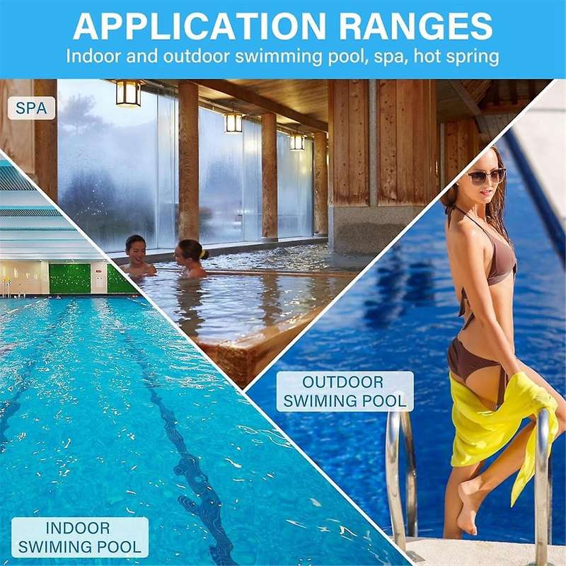 3PCS Universal Swimming Pool Ladder Steps, Swimming Pool Replacement Ladder Steps,with Stainless Ste