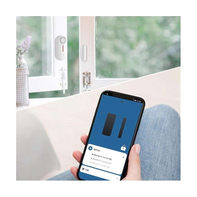 3PCS Tuya Wireless Smart Door Window Sensor System Remote Control Operation Safe Burglar Alarm for H