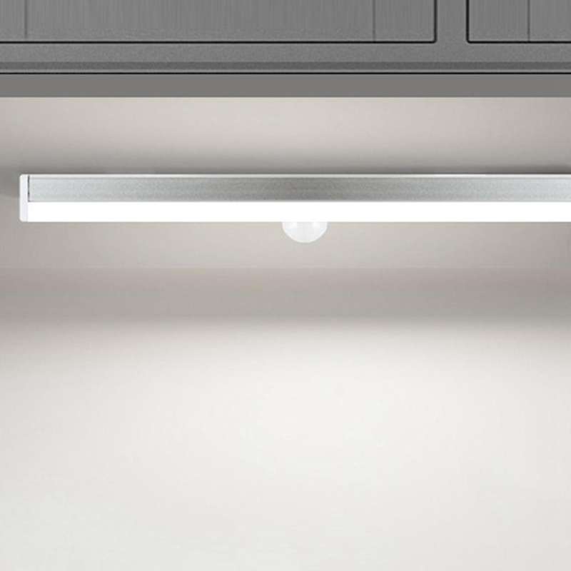 3PCS USB Motion Sensor LED Closet Light Body Induction Under Cabinet Drawer Wardrobe Night Light Whi