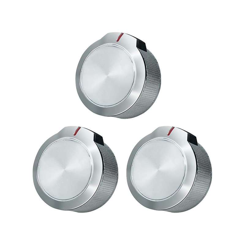 3pcs W10823529 W11156487 Oven Gas Stove Range Knob for , Burner Control Range Knob. Replaces 454622