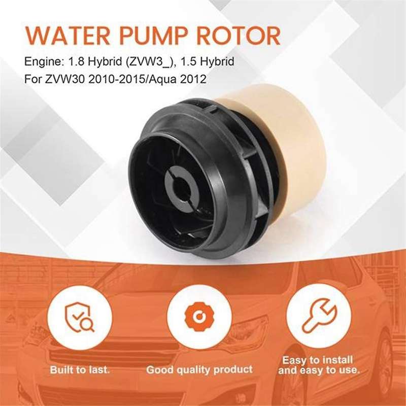 3pcs Water Pump Inner Rotor Engine Electric Water Pump 161A0-39015 161A0-29015 for Prius ZVW30 10-1