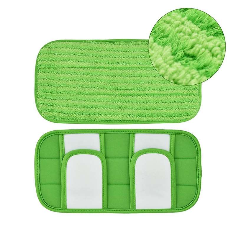 3PCS Wet/Dry Flat Mop Cloth Microfibre Floor Mop Replacement for Sweeper Machine Washable Easy to R