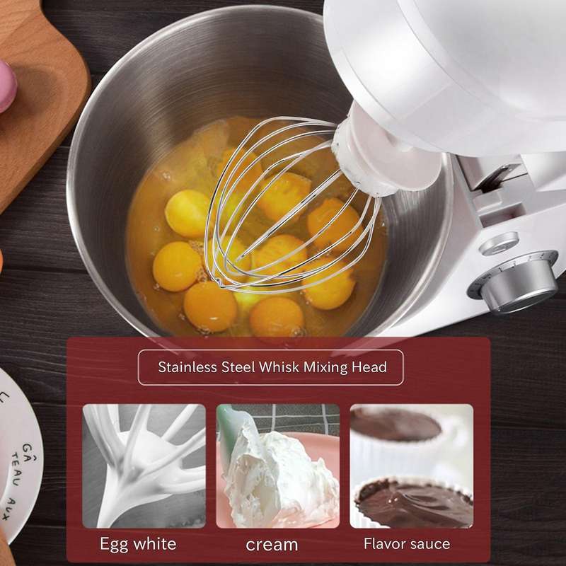 3pcs Whisk Replacement Attachment for Tilt-head Stand Mixer, K45ww Wire Whip Beater for Egg Heavy C