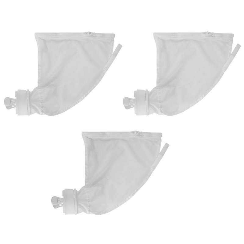 3pcs Zippered Bag Replacement Fits for 280,480 Pool Cleaner All Filter Bag Swimming Pool Cleaner Ba