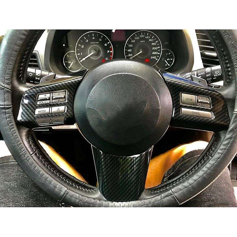 3Pcs/Set Car Steering Wheel Switch Decoration Frame Cover Stickers for 2010-2014