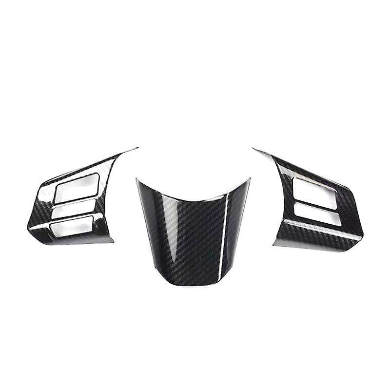 3Pcs/Set Car Steering Wheel Switch Decoration Frame Cover Stickers for 2010-2014