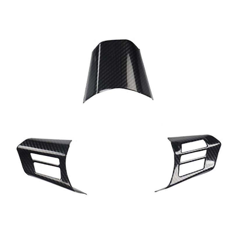 3Pcs/Set Car Steering Wheel Switch Decoration Frame Cover Stickers for 2010-2014