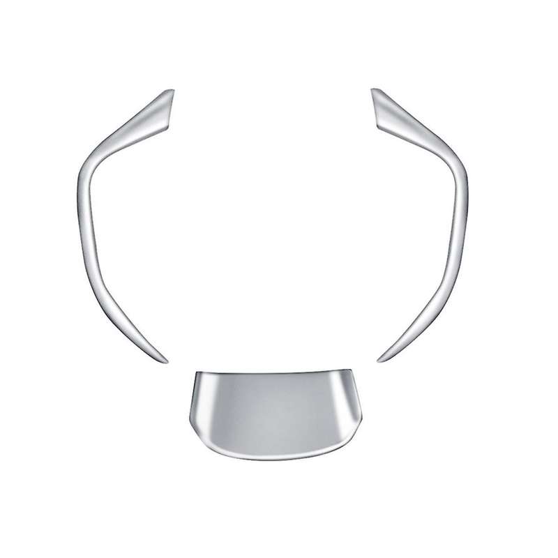 3pcs/set Car Dumb Silver Steering Wheel Decoration Cover Trim Sticker for Prius 60 Series 2022-2023