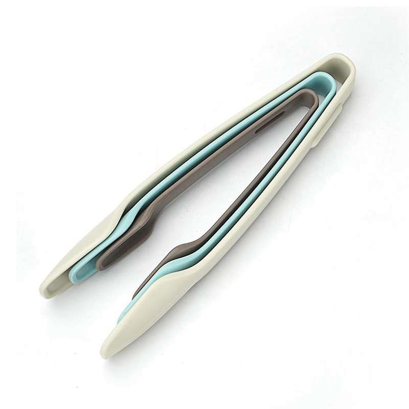 3Pcs/Set Kitchen Food Tongs Salad Bacon Steak Clamp Tongs Children Mini Food Bread Clip Tools Gadget
