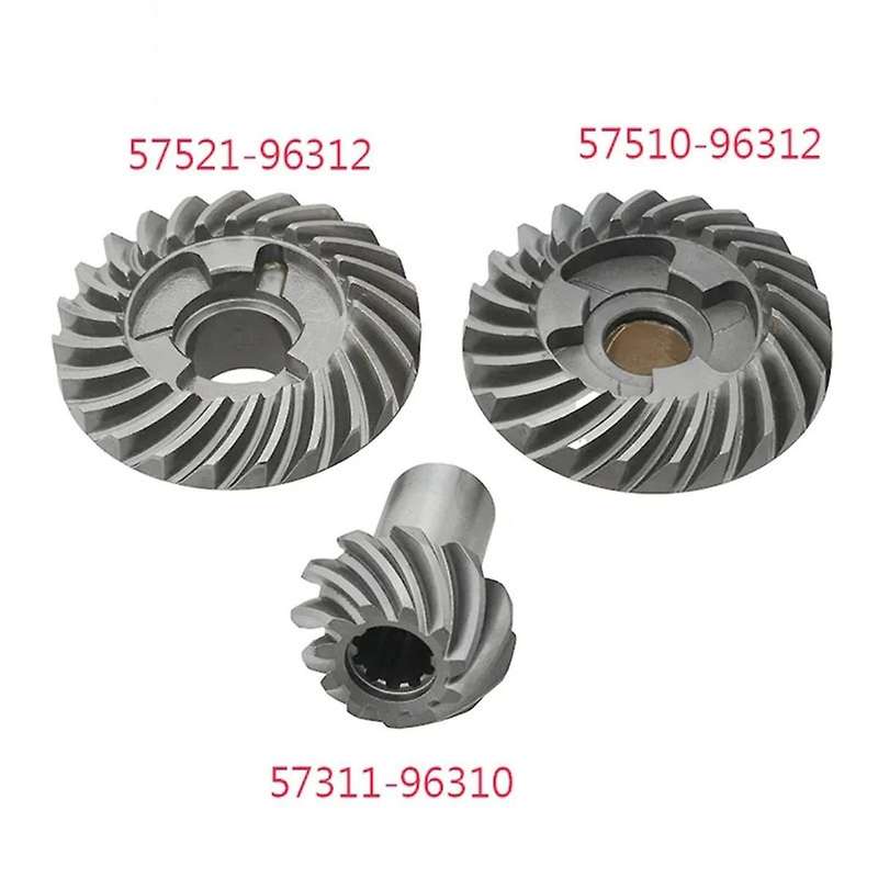 3PCS/Set Reverse Gear 57521-96312 Forward Gear 57510-96312 Pinion Gear 57311-96310 for 20-30HP DT20