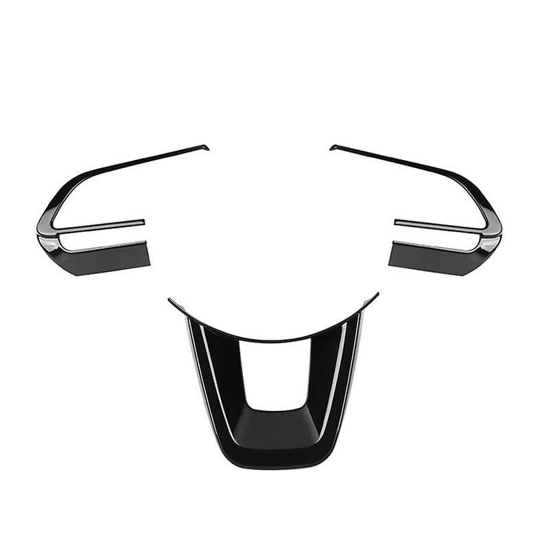 3Pcs/Set Gloss Black Car Steering Wheel Decoration Cover Trim Sticker for Raize 200 Series 210A 2021
