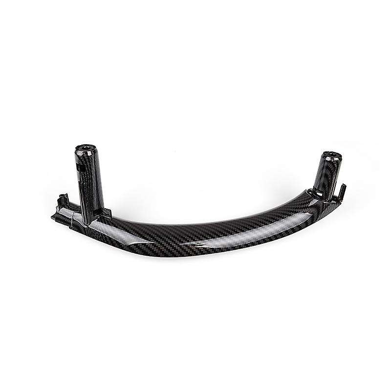 3PCS/Set RHD Inner Door Pull Handle Trim Cover Carbon Fiber Pattern Car Interior for - X5 X6 F15 F16