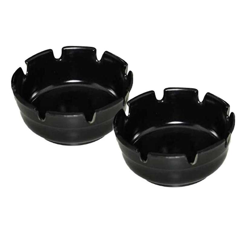 3-Piece Set of Anti-Fall and Non-Breakable Ashtrays,Perfect for Bar/Restaurant Use- & Stackable