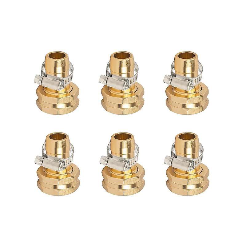 3sets Garden Hose Repair Connector,claps Female&male Garden Hose Fittings for 3/4in & 5/8in Repair