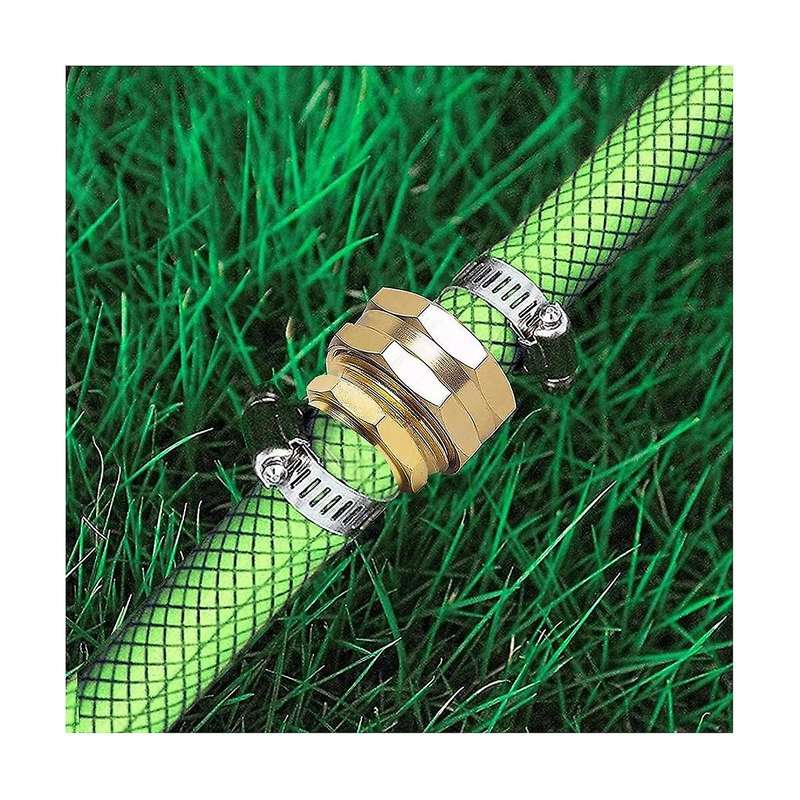 3sets Garden Hose Repair Connector,claps Female&male Garden Hose Fittings for 3/4in & 5/8in Repair