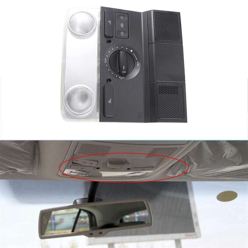 3TD947133 Black Car Interior Reading Light Dome Lamp Light Switch Golf 6 B6 1KD947133