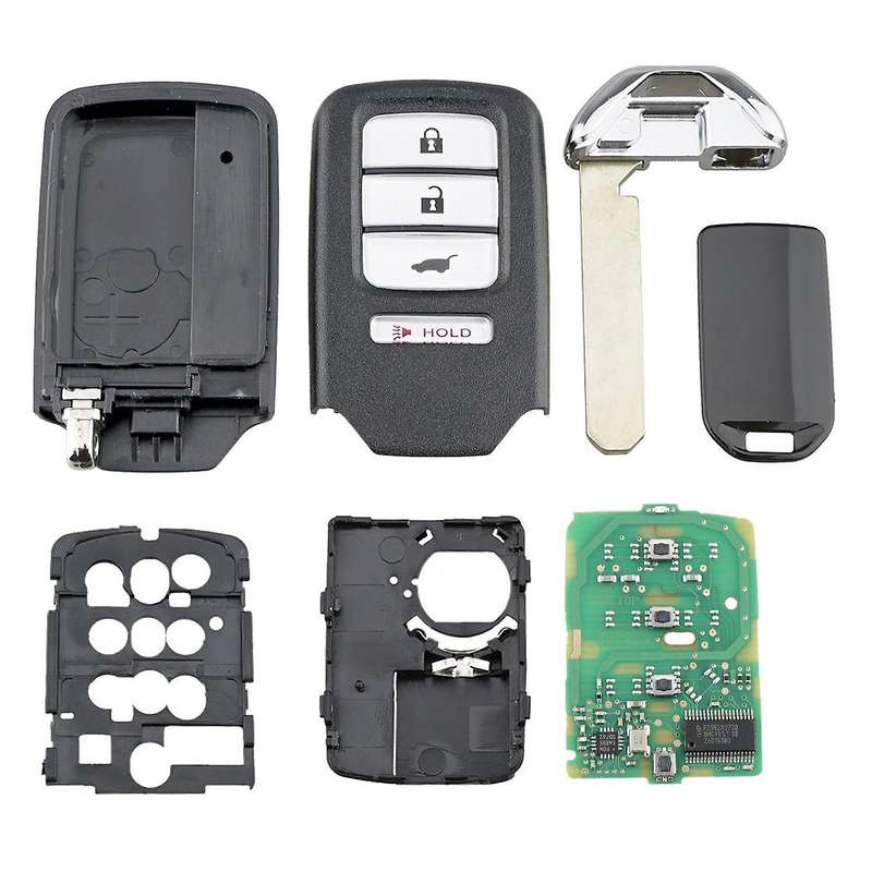 4 Button Smart Remote Car Key 313.8Mhz for -V FIT EX-L 2016-2018 2015-2016 ID47 Chip KR5V1X