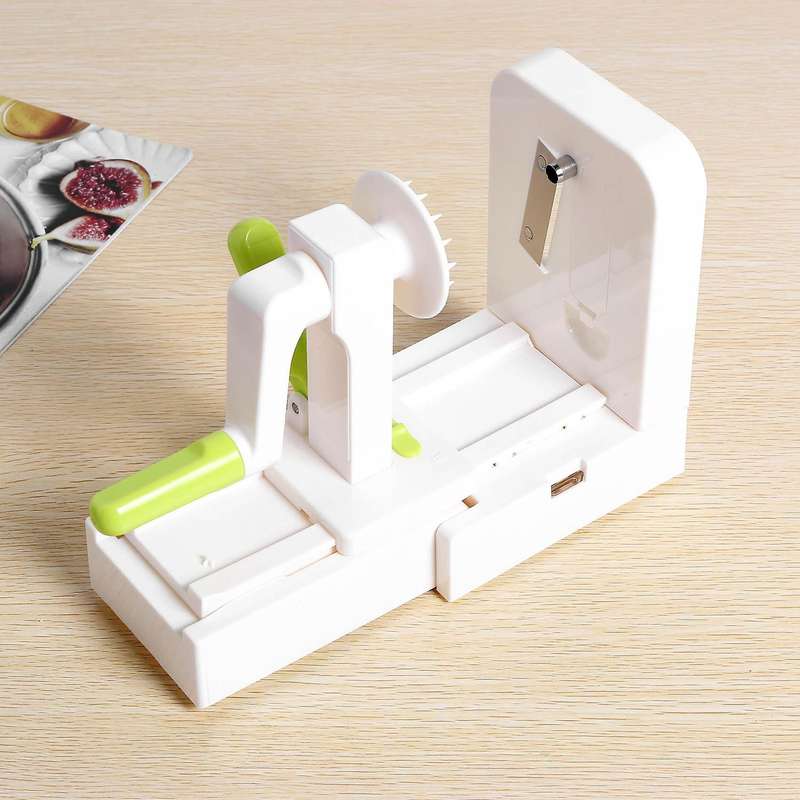 4 Blade Vegetable Spiralizer Folding Veggie Pasta & Spaghetti Potato Vegetable Spiral Cutter Zucchi