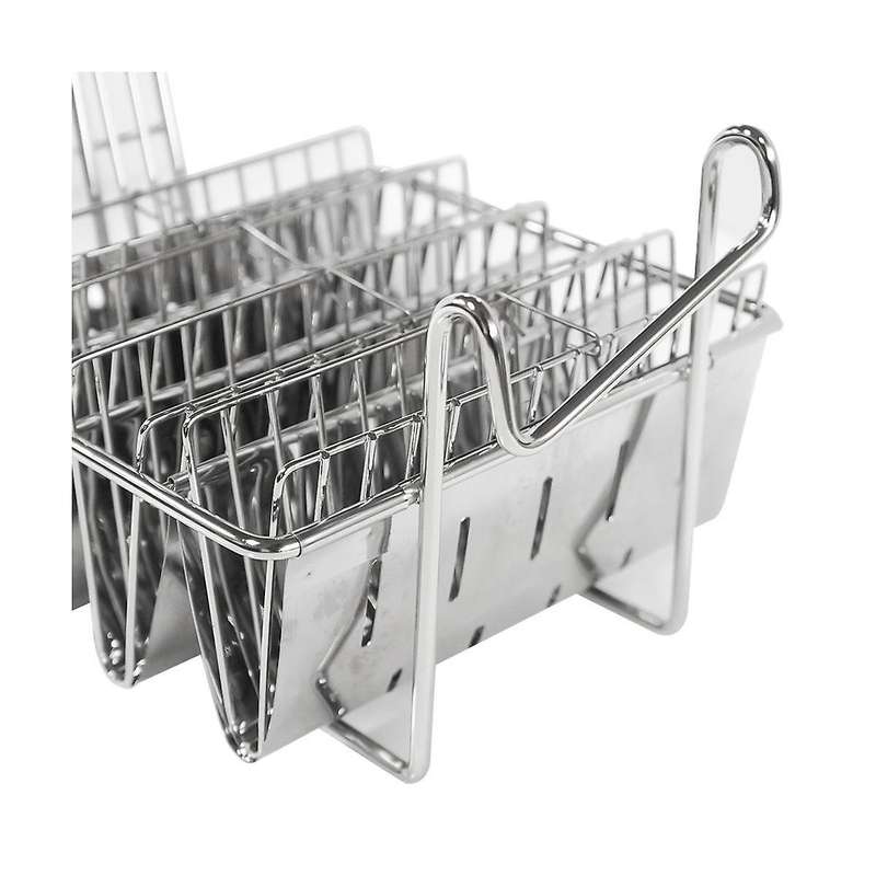 4 Grid Kitchen Fried Cooking French Fries Basket Tortilla Fry Basket for Deep Fat Fryer Basket Stai