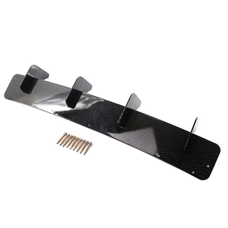 4 Fins Water Transfer Rear Lip Wind Blade Tail Lip Rear Blade Spoiler Car for Golf 7 Mk7