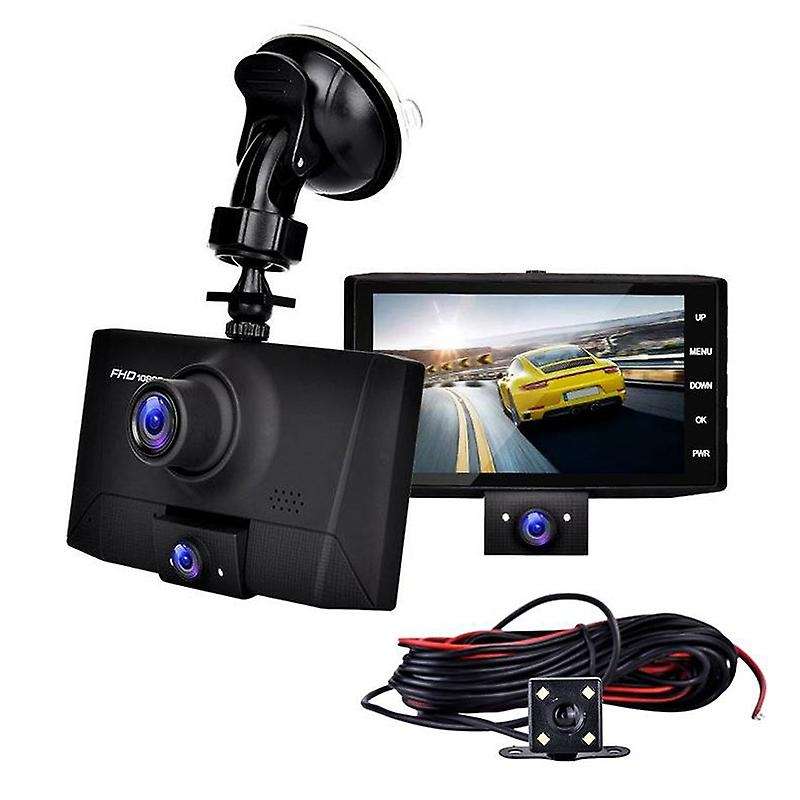 4 inch Car DVR Video Recorder Dash Camera Rear View 1080P HD Loop Recording G-Sensor Night Vision 17