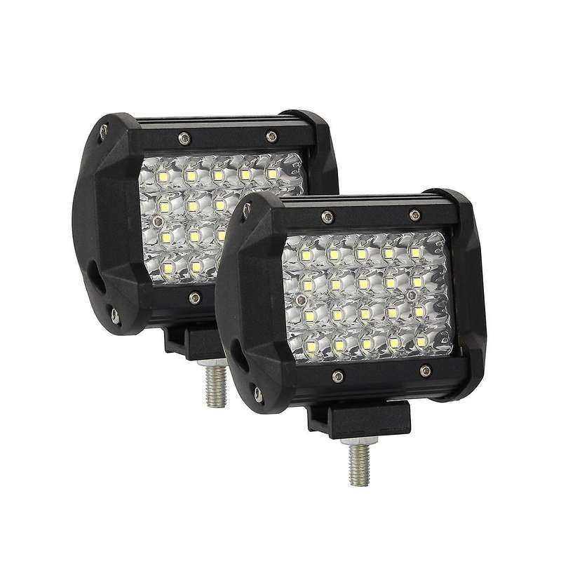 4 Inch Headlight Led Work Light Bar for Truck Pickup 4wd Off Road Atv Suv Auto Utv Accessories (2 P