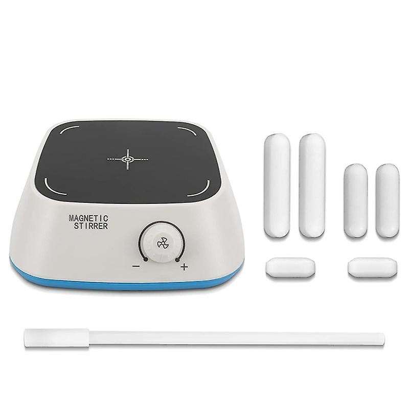 4 Inch Magnetic Stirrer with 6pcs Stir Bar Set and Stir Bar Retriever, Suitable for Scientific Rese