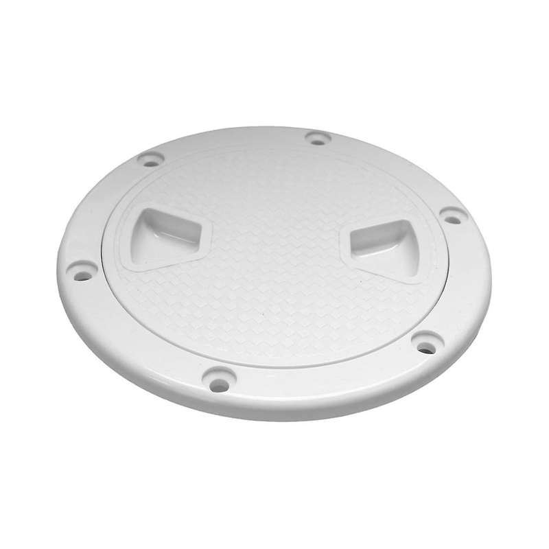 4 Inch Round Tight No Screw Anti- Inspection Deck Plate for Boat Yacht Marine Access Hatch Cover Dec