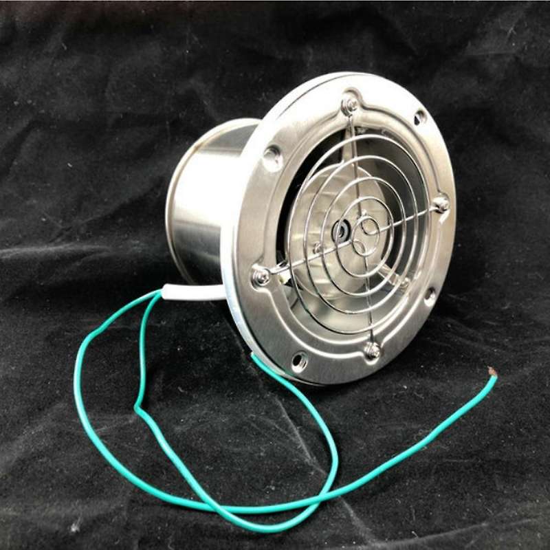4 Inch Pipe Stainless Steel Exhaust Fan Window Duct Air Ventilation Blower Toilet Kitchen Ventilator