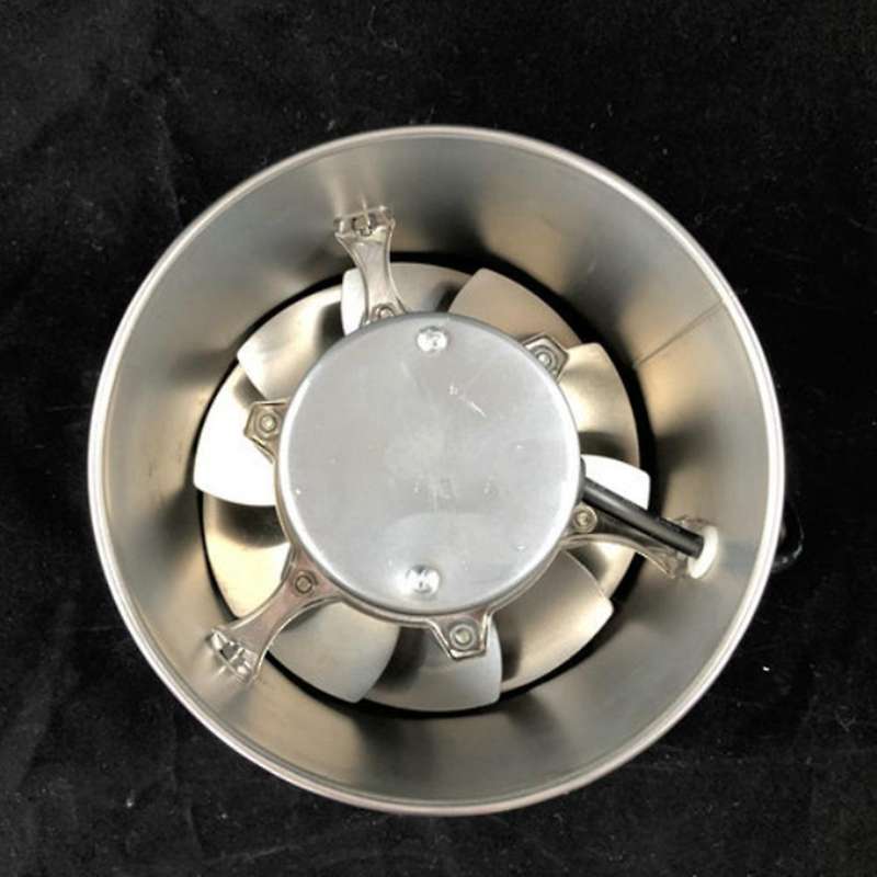 4 Inch Pipe Stainless Steel Exhaust Fan Window Duct Air Ventilation Blower Toilet Kitchen Ventilator